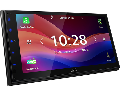 JVC KW-M695DBW 6.8' DAB+ Tuner Wireless CarPlay Android Auto Bluetooth Screen - Picture 3 of 6