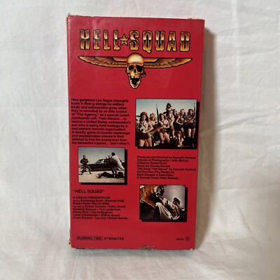 Hell Squad VHS Bainbridge Scott, Glen Hartford Rare HTF OOP
