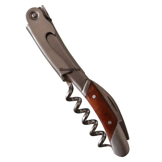 Corkscrew Wine Opener Stainless Steel Multifunction Bottle Opener Rosewood - Image 2 of 4