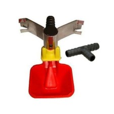 ABBEVERATOIO PER GALLINE POLLI PULCINI  AUTOMATICO VASCHETTA 60mm+RACCORDI "T"