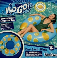 lemons pool float swim ring ages 12 swimming 42x42x10.6 Lemon Scented