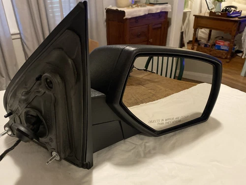 2014-2019 CHEVY 1500 RIGHT DRIVER DOOR POWER MIRROR MOULDED BLACK OEM