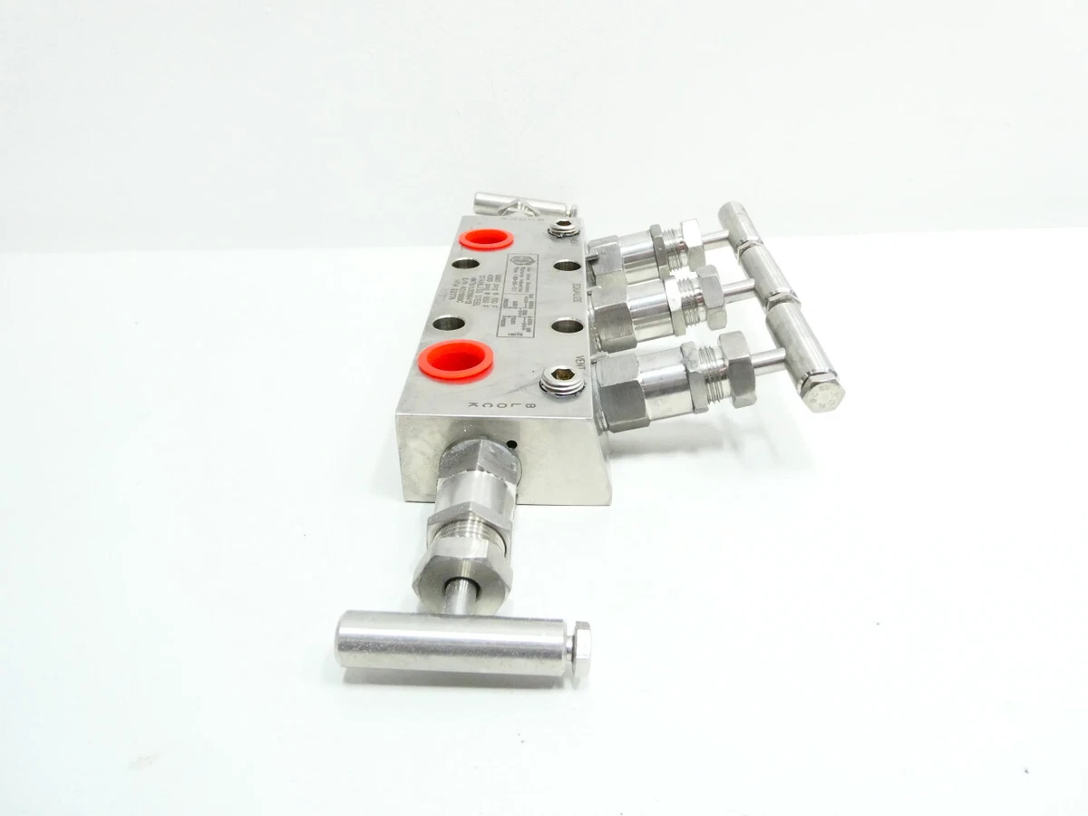 Hex Valve HM761U3399413 Stainless Instrument Manifold 6980psi | eBay