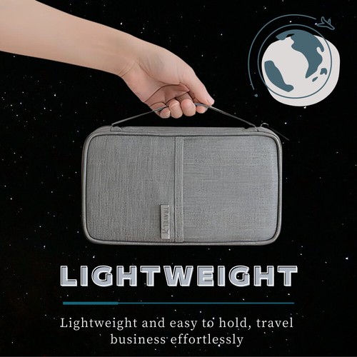 Waterproof Passport Holder Travel Document Wallet RFID Bag Family Case Organizer - Picture 4 of 14