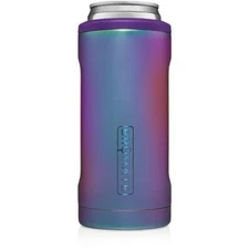 Brumate Hopsulator Cooler Tumbler 12 oz Slim Can Drink Holder DARK AURA 