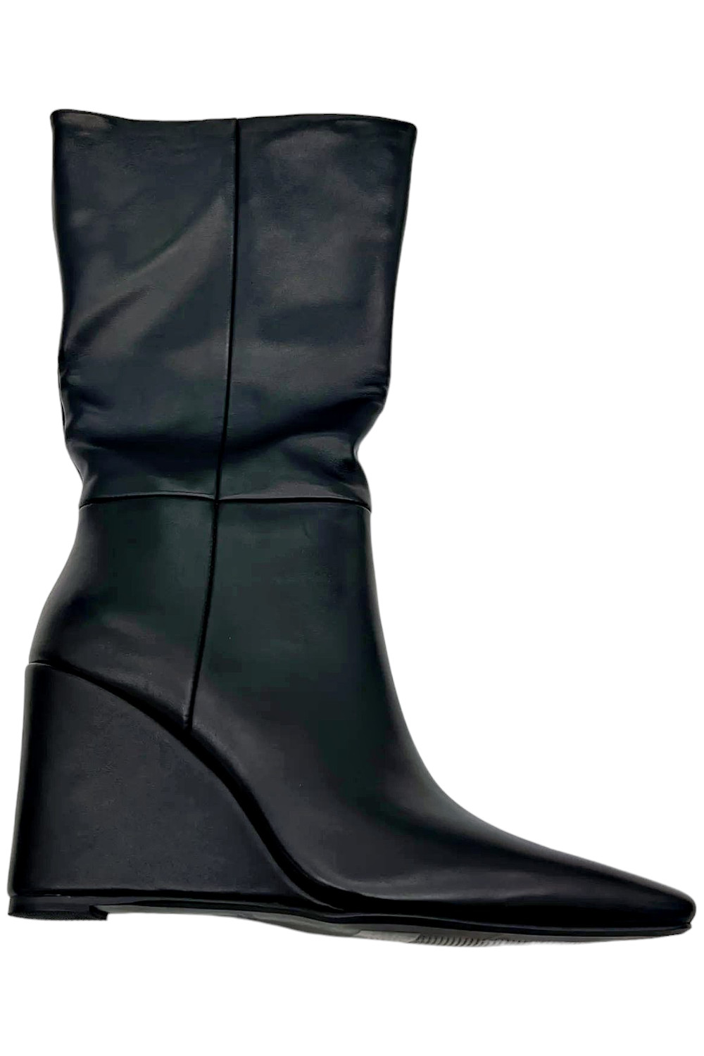 Женские миланские сапоги до середины икры Torgeis черного цвета