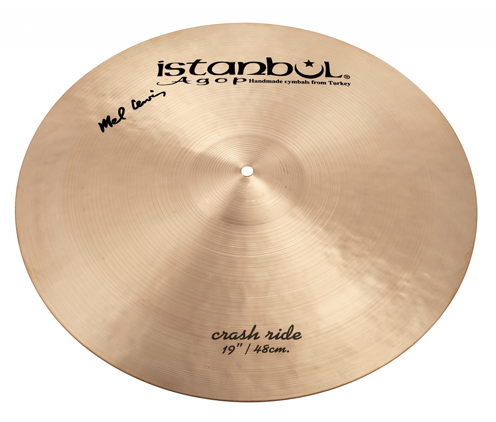 Istanbul 19"" Agop Mel Lewis Signature Crash Ride Cymbal IML19