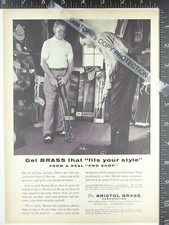 1957 ADVERTISING ADVERTISEMENT AD for Bristol Brass CT, golf pro shop
