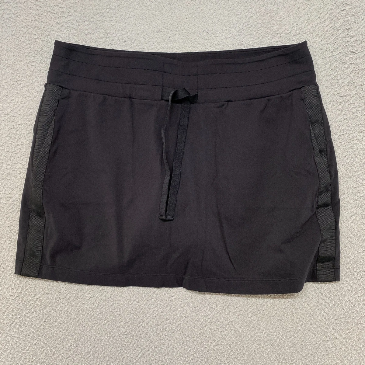 Jupe-short Athleta Metro Downtown Noire Taille XS Femme