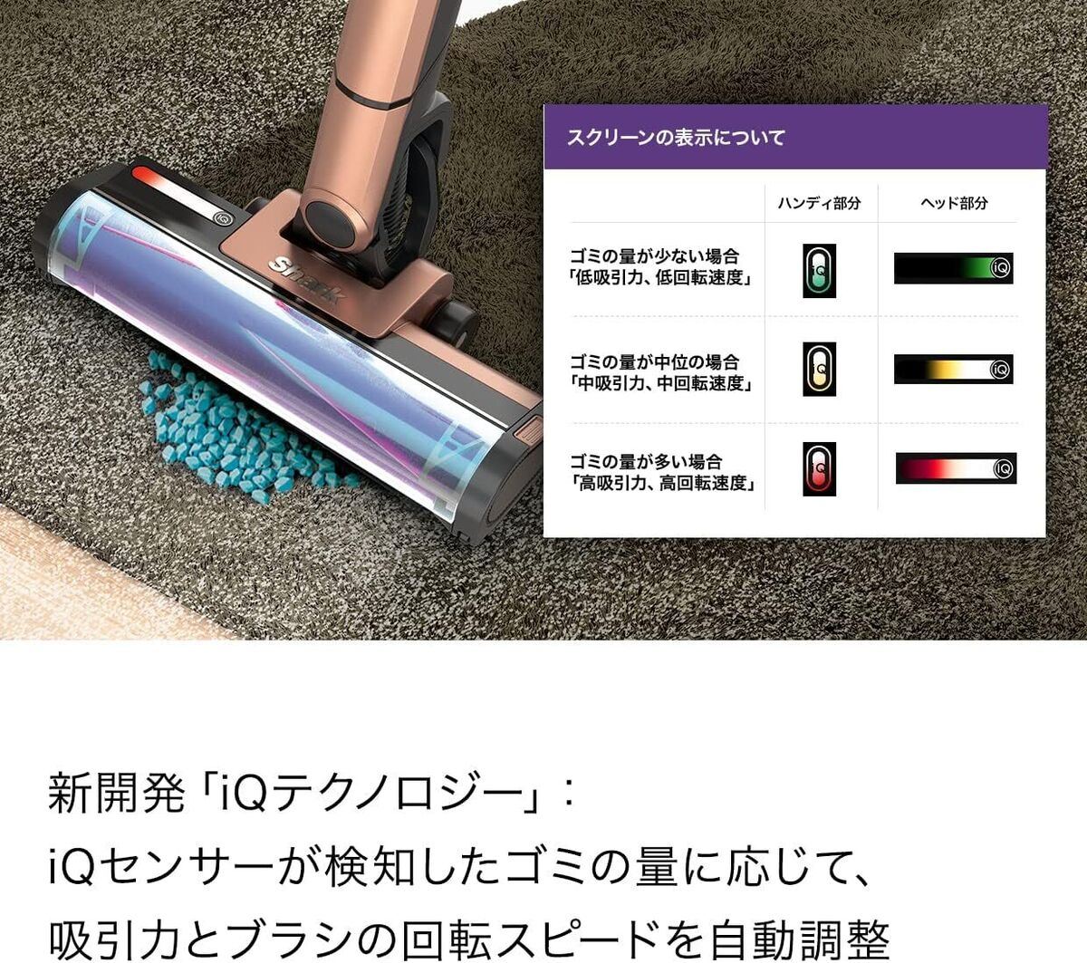 Shark EVOPOWER SYSTEM iQ Cordless Stick Cleaner CS851J Ash Shark EVOPOWER SYSTEM iQ Cordless Stick Cleaner CS851J Ash