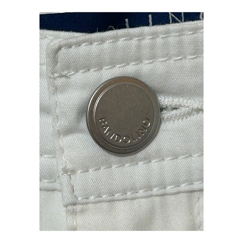 Bandolino Womens Amelia Shorts 10 White 6" Inseam Hi-Rise 5 Pocket Classic Beach - Picture 2 of 16