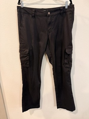 Dickies Women s Relaxed Fit Cargo Pants Black Size 10R Workwear Utility