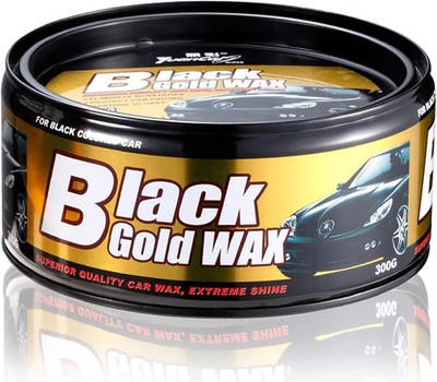 Black Gold Car Wax with Pad Solid Auto Ceramics Coating Cars Care Polish Cleaner