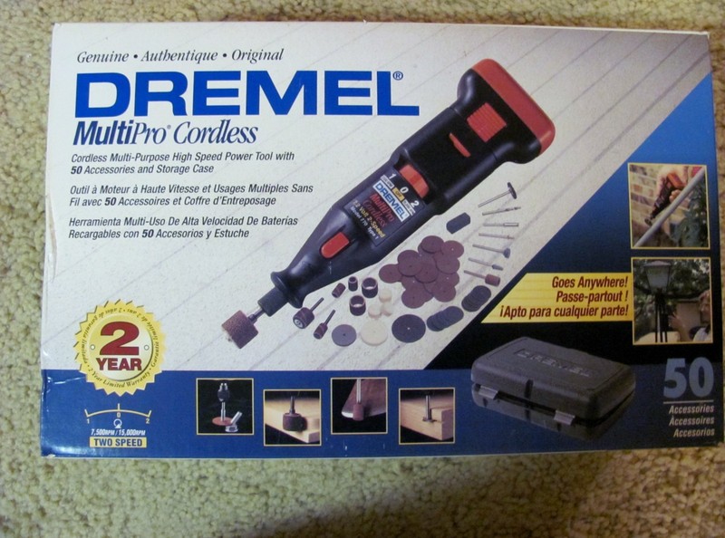 NEW Dremel MultiPro Cordless Tool Set 7700 7.2V 50 Accessories Storage Case