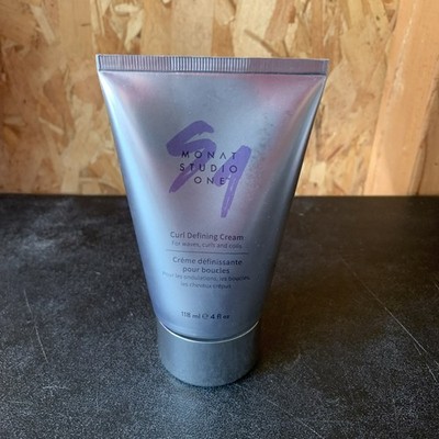 Monat Studio One Curl Hair Defining Cream Waves Curls & Coils 4 oz SILVER TUBE