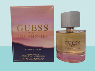 GUESS 1981 LOS ANGELES FEMME EAU DE TOILETTE NATURAL SPRAY 3.4 OZ NWB