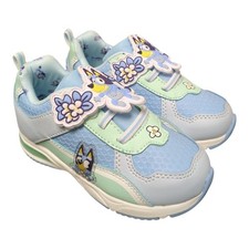 Ground Up Toddler Girls Light-Up Low-Top Athletic Sneaker Bluey, 11