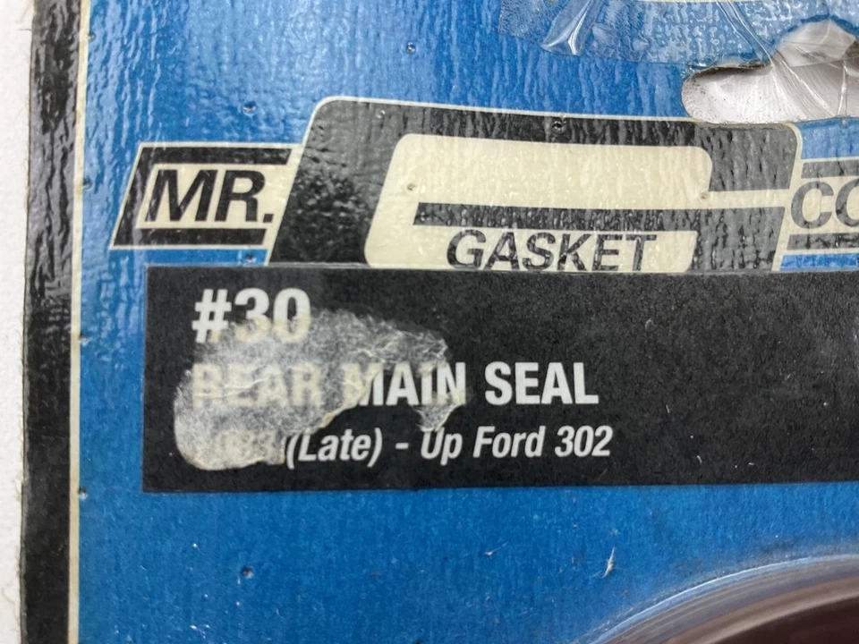 Sello principal trasero Mr Gasket 30 - Ford 302 5,0 L 84-95 Mustang F150 F250 Bronco Foto 3 de 3