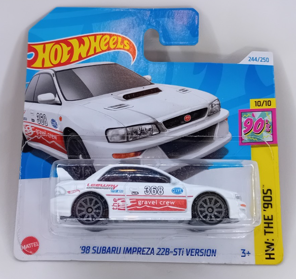 Hot Wheels - '98 Subaru Impreza 22B-Sti Version - 2024 - Weiß - Knick NEU & OVP-image