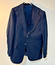 Vintage Men's 3 Piece Suit - 100 Polyester - Made in Korea