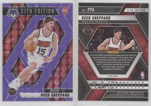 2024 Mosaic City Edition Fluorescent Purple Prizm /249 Reed Sheppard Rookie RC
