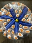 Vintage Murano Millefiori Glass Paperweight 3" inch diameter