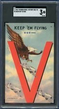 1941 - WW2 US Army Airforce - American Eagle Post Card V5 - Keem Em Flying SGC 3