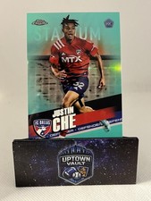 2022 Topps Chrome MLS - Justin Che #157 Aqua Refractor /299 (RC)