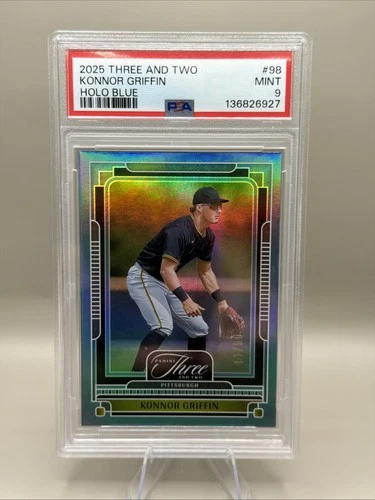 2025 Three And Two - Konnor Griffin Holo Blue /15 PSA 9!