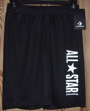 CONVERSE Boy's Black White Short Size: Medium Style 969826 NWT 25