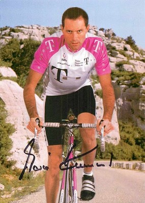 Mario Kummer autograph card team Deutsche Telekom cycling 1997