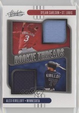 2021 Panini Absolute Rookie Threads Duals Alex Kirilloff Dylan Carlson 1c0k