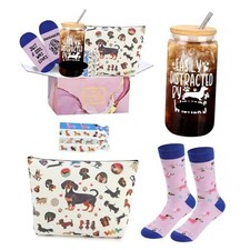 for Women Dachshund Unique Gift Basket with Novelty Socks for Dachshund Gifts
