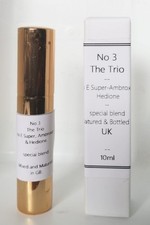 Iso E Super, Ambroxan and Hedione. The Trio. 10ml c/w gold atomiser