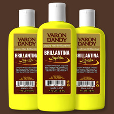 Varon Dandy Hair Shine 4oz   Polished Finish  Classic Grooming Formula 3-Pack 
