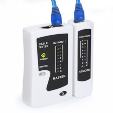 RJ45 Cable Tester Network Cable Tester Ethernet Wire Test Tool for LAN Phone RJ4