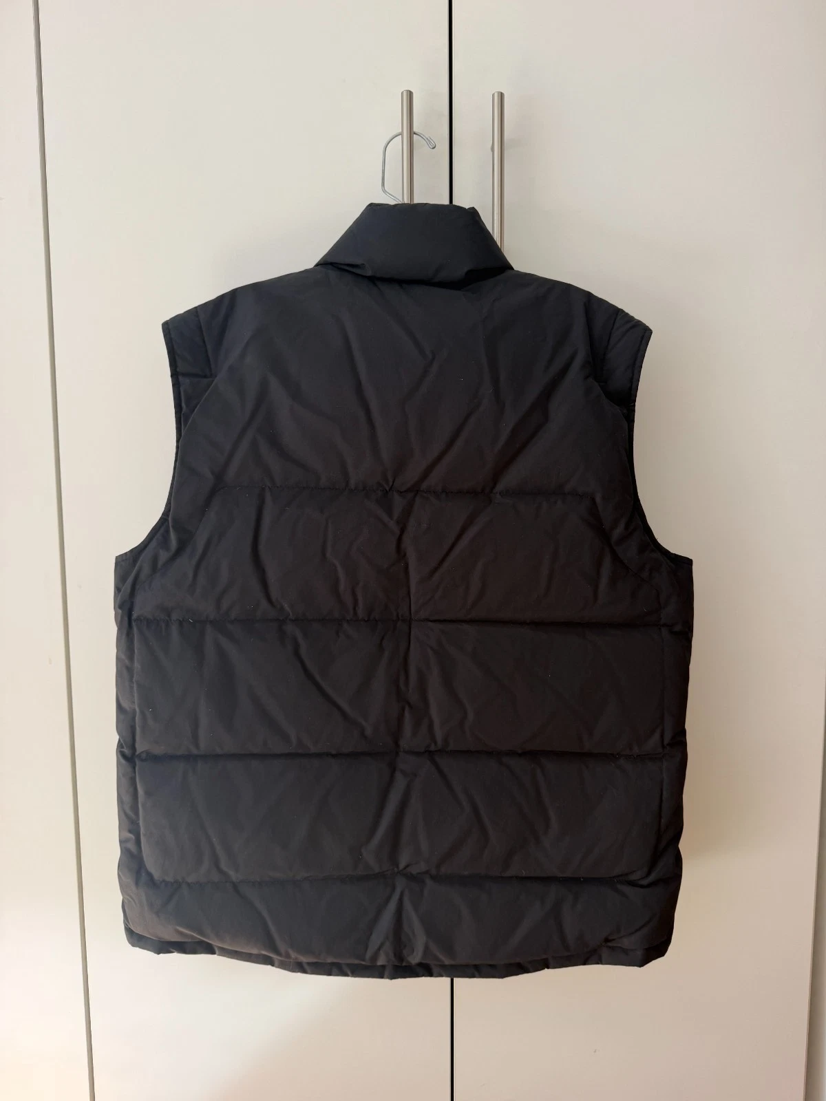 Burberry London Men's Goose Down Puffer Vest Black Nova Check Lined Size 52 L - product detail image 2