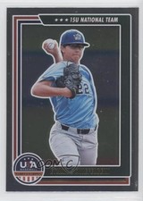 2022 Panini USA Baseball Stars & Stripes Longevity Ethan Schiefelbein #84 nh3