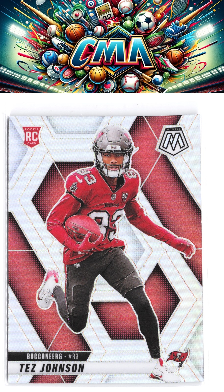 2025 Panini Mosaic #316 Tez Johnson Silver