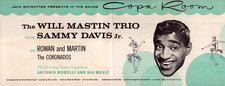 1950s Sands Las Vegas Sammy Davis Jr Will Mastin Trio Brochure 1950s Sands Las Vegas Sammy Davis Jr Will Mastin Trio Brochure