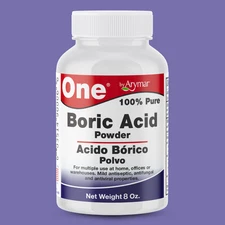 Arymar 100% Pure Boric Powder Granulated, Multi-Purpose Cleaner 8 oz