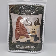Primitive Gatherings Rudy & His Gnomie Pillow Wool Kit
