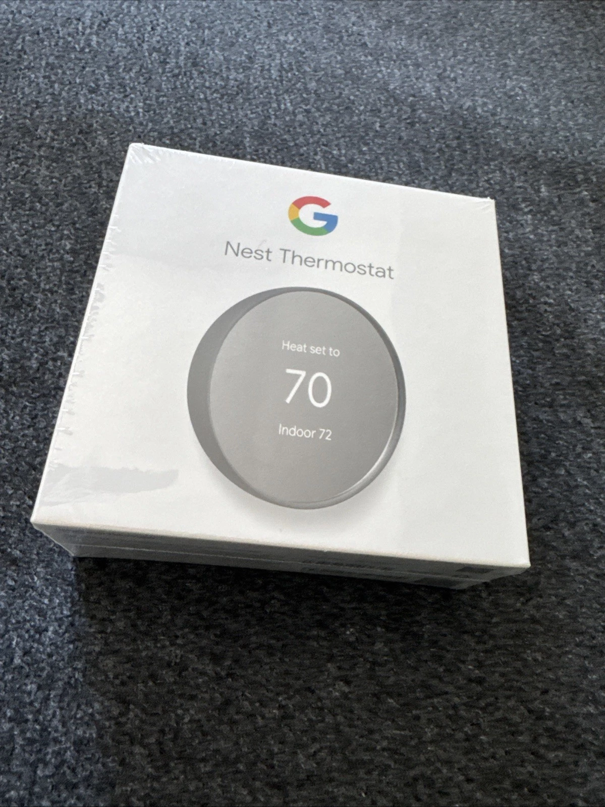 New Sealed Box Google Nest Smart Thermostat Charcoal G4CVZ