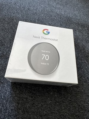 New Sealed Box Google Nest Smart Thermostat Charcoal G4CVZ