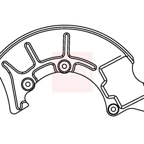 For VW NEW BEETLE 9C1 1C1 1998 to 2012 SPLASH GUARD ASG1043
