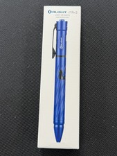 Olight O'Pen 2 Blue 120Lm LED Bolt Action Flashlight Pen LTD Serialized