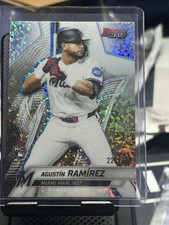 Topps 2025 Bowman's Best Agustín Ramírez Mini-Diamond Refractor #16 /299 Marlins