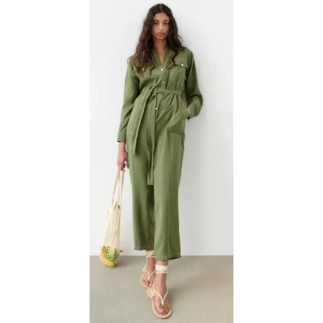 green emerald velvet dress Zara Jumpsuit