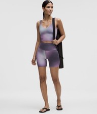Size 4 - Lululemon Align High-Rise Short 6" Aurora Haze Purple Multi - NWT