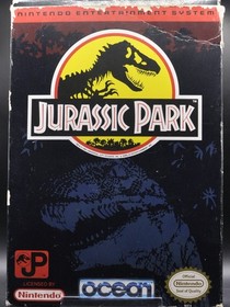 Jurassic Park (Nintendo NES) [CIB] - Worn Box, Complete